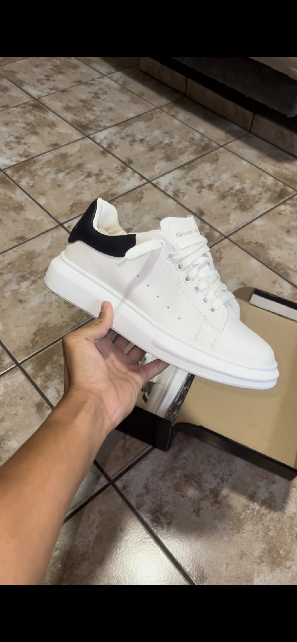 Alexander McQueen Alexander McQueen Branco & Preto - Preto