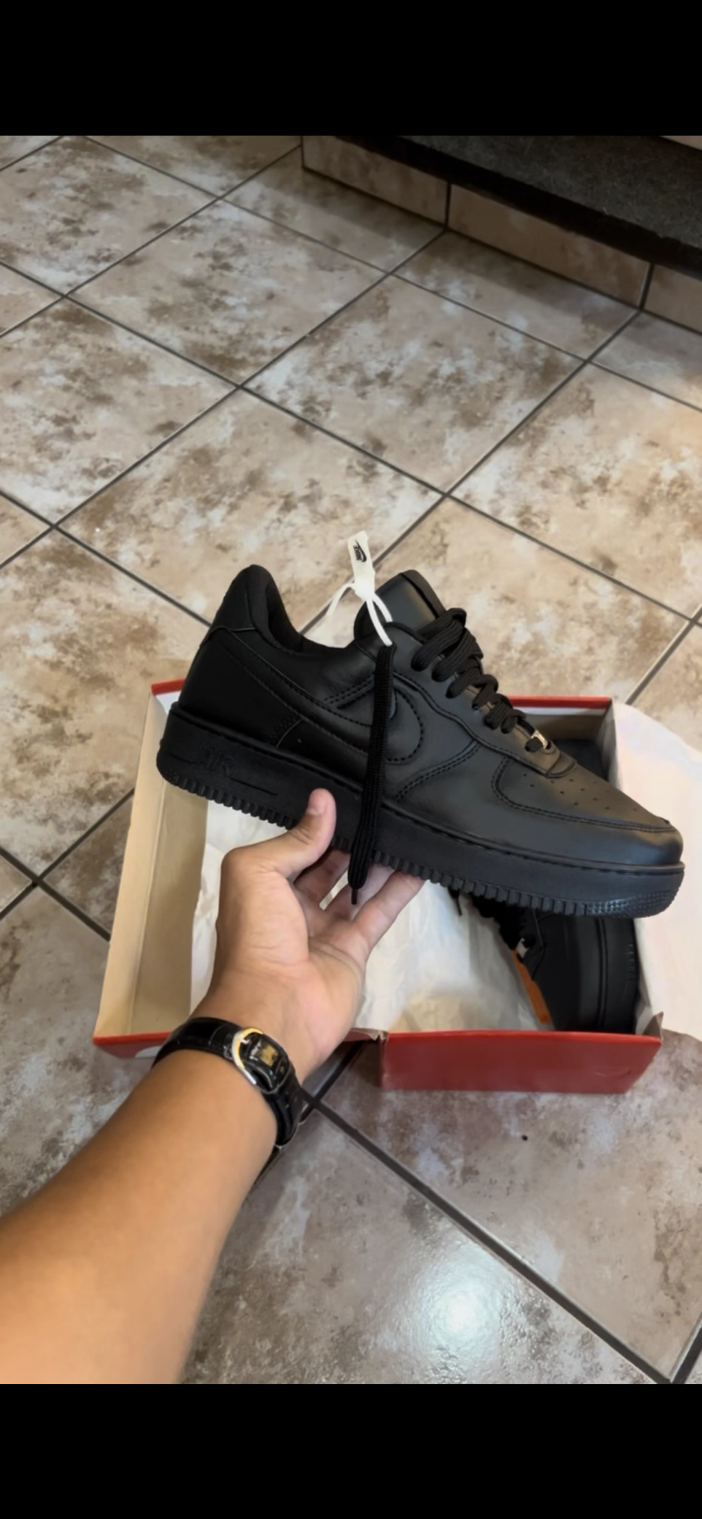 Nike Nike Air Force 1 All Black - Preto
