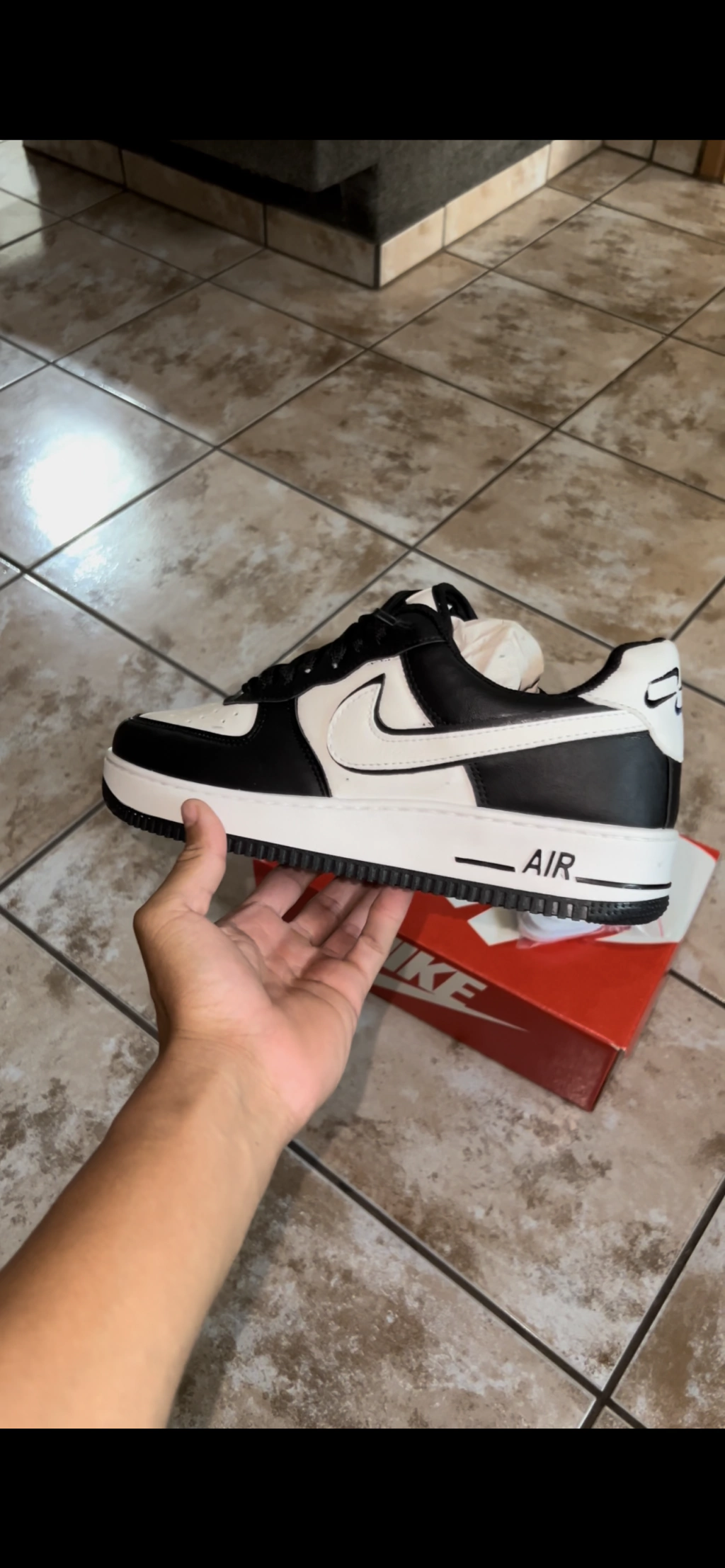 Nike Nike Air Force 1 Panda - Preto